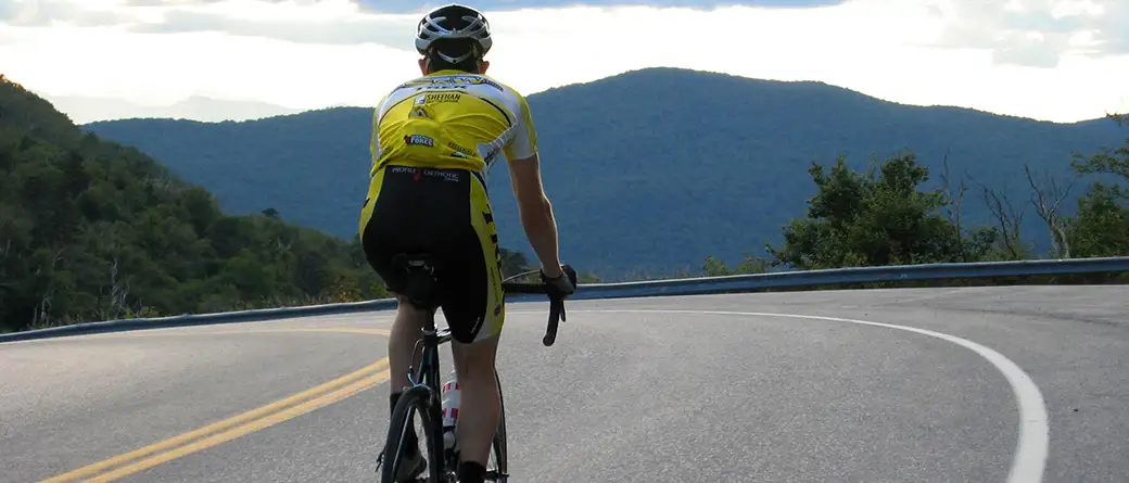 Cyclist at App Gap